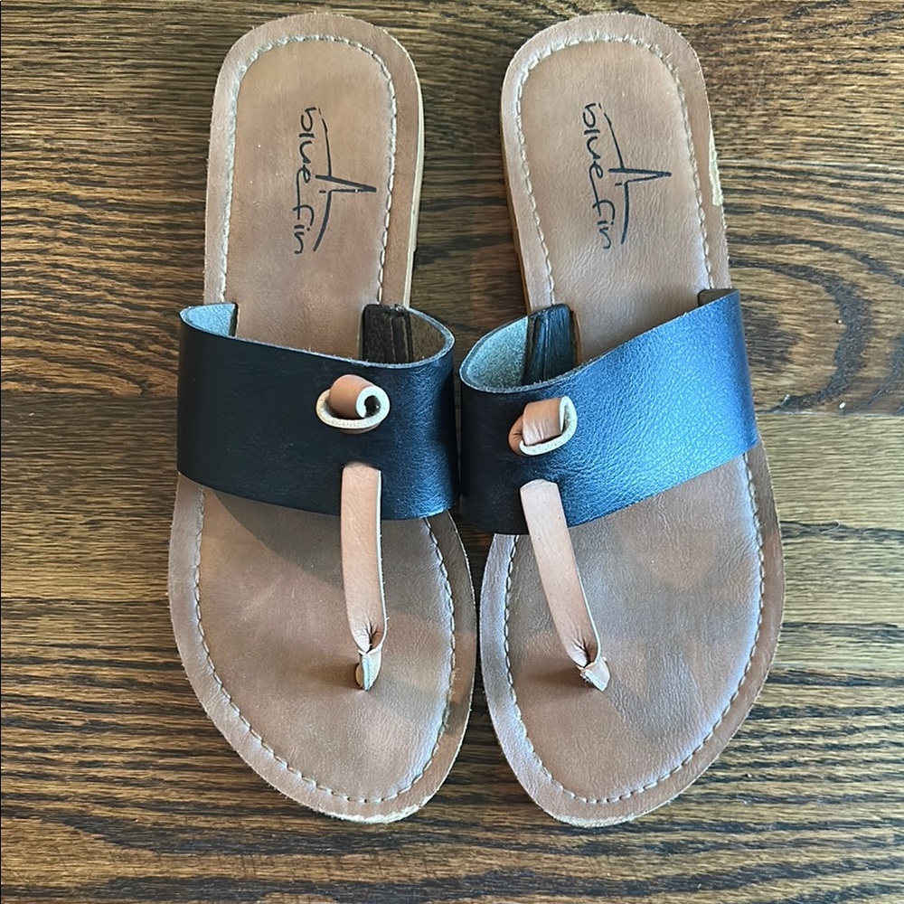 Black and Tan Women's Sandals